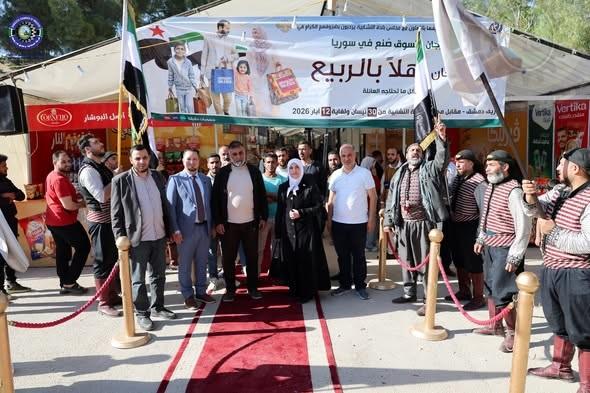 Launch of “Welcome Spring  Made in Syria” Festival in Nashabiyah with Discounts up to 50%
