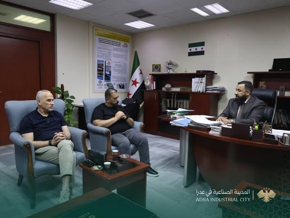 Jordanian Investment Delegation Explores Opportunities and New Projects in Adra Industrial City