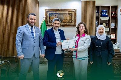 غرفة صناعة حماة تبحث تعزيز التعاون المشترك مع مديرية الشؤون الاجتماعية والعمل