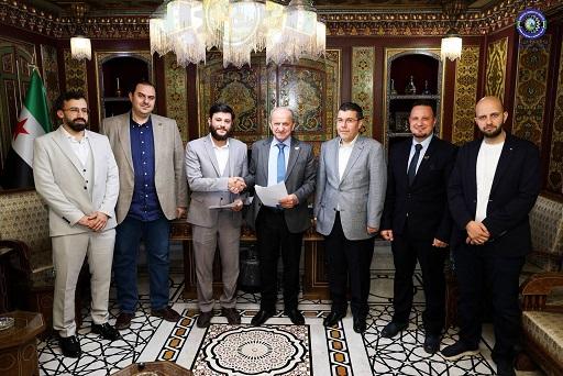 شراكة استراتيجية بين غرفة صناعة دمشق ومنصة  تاجر  لتعزيز التحول الرقمي ودعم الصادرات