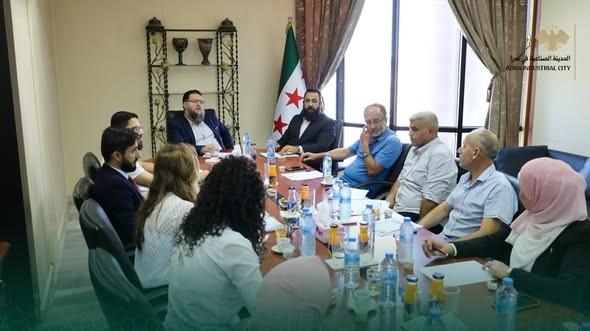 مدير مديرية المدن الصناعية في سوريا يزور مدينة عدرا الصناعية لبحث واقع العمل وسبل تطويره