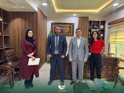 غرفة صناعة حماة تبحث واقع الإنتاج والتصدير مع  ذا سيريا ريبورت  الإسبانية