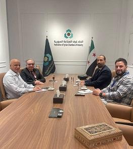 رئيس اتحاد غرف الصناعة السورية يبحث مع برنامج الأمم المتحدة الإنمائي (UNDP) دعم القطاع الصناعي والتصدير
